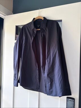 H&M Men's Dark Blue Dress Shirt